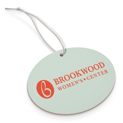 Paper Auto Air Freshener - Oval